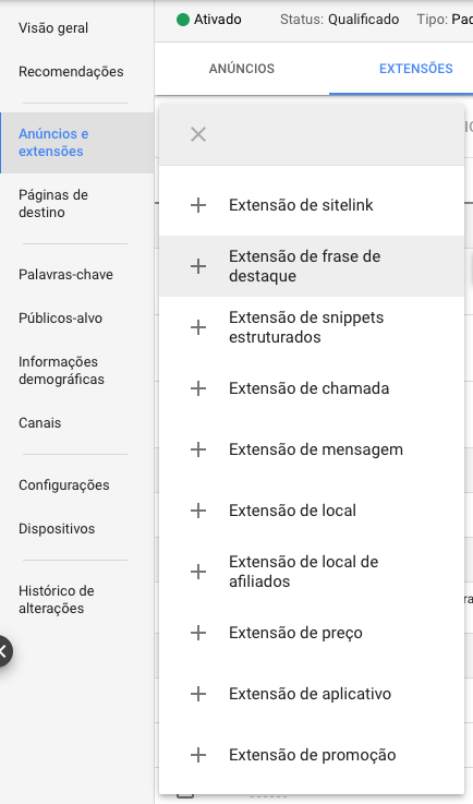 Criando anúncios Google Ads