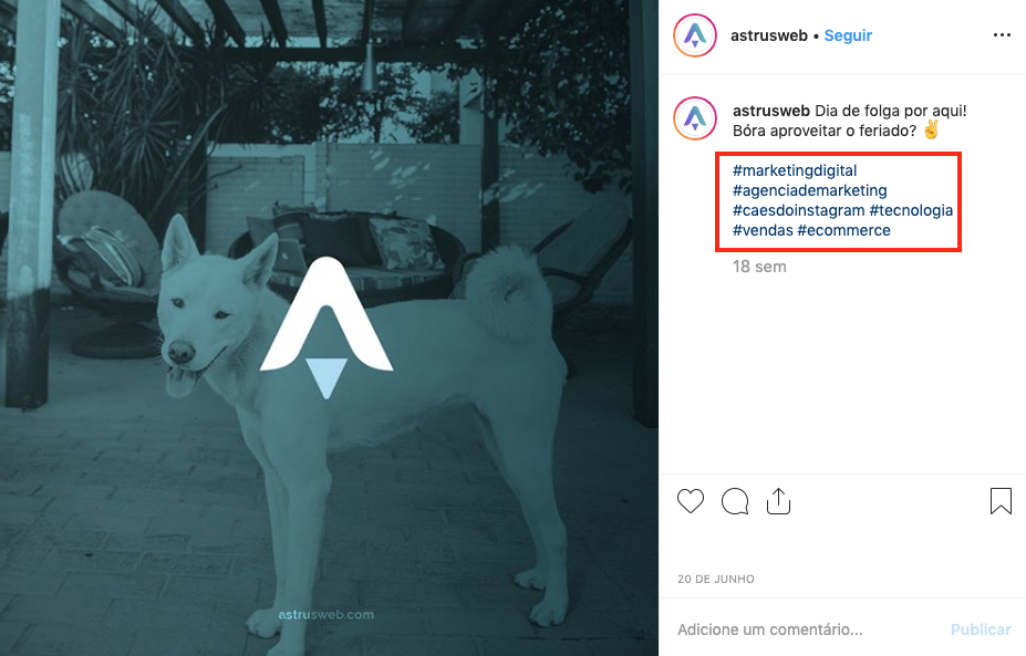 instagram astrus web hashtags cao