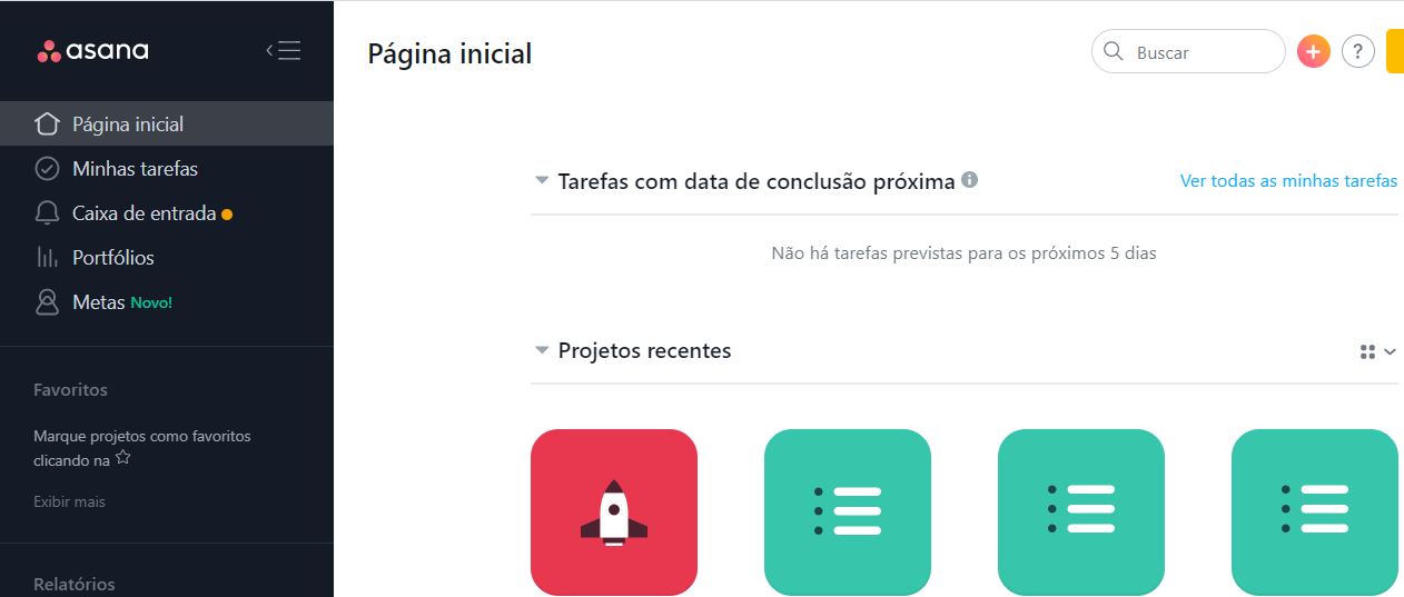 Melhores ferramentas para gestão de projetos de marketing - asana